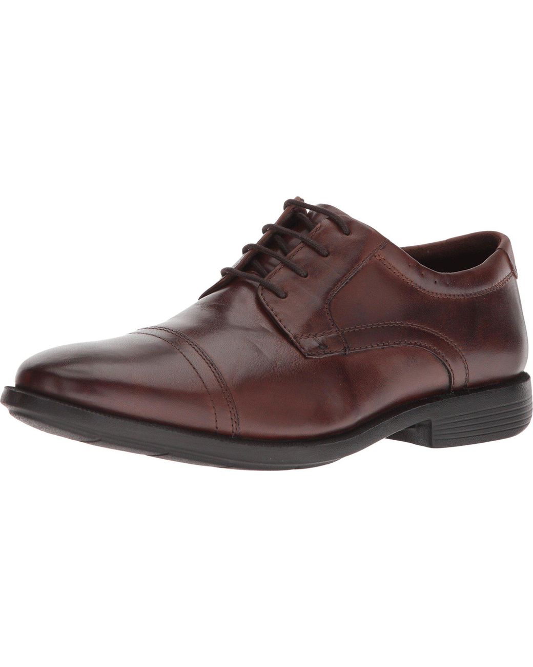 Nunn Bush Leather Dixon Cap Toe Oxford With Kore Walking Comfort