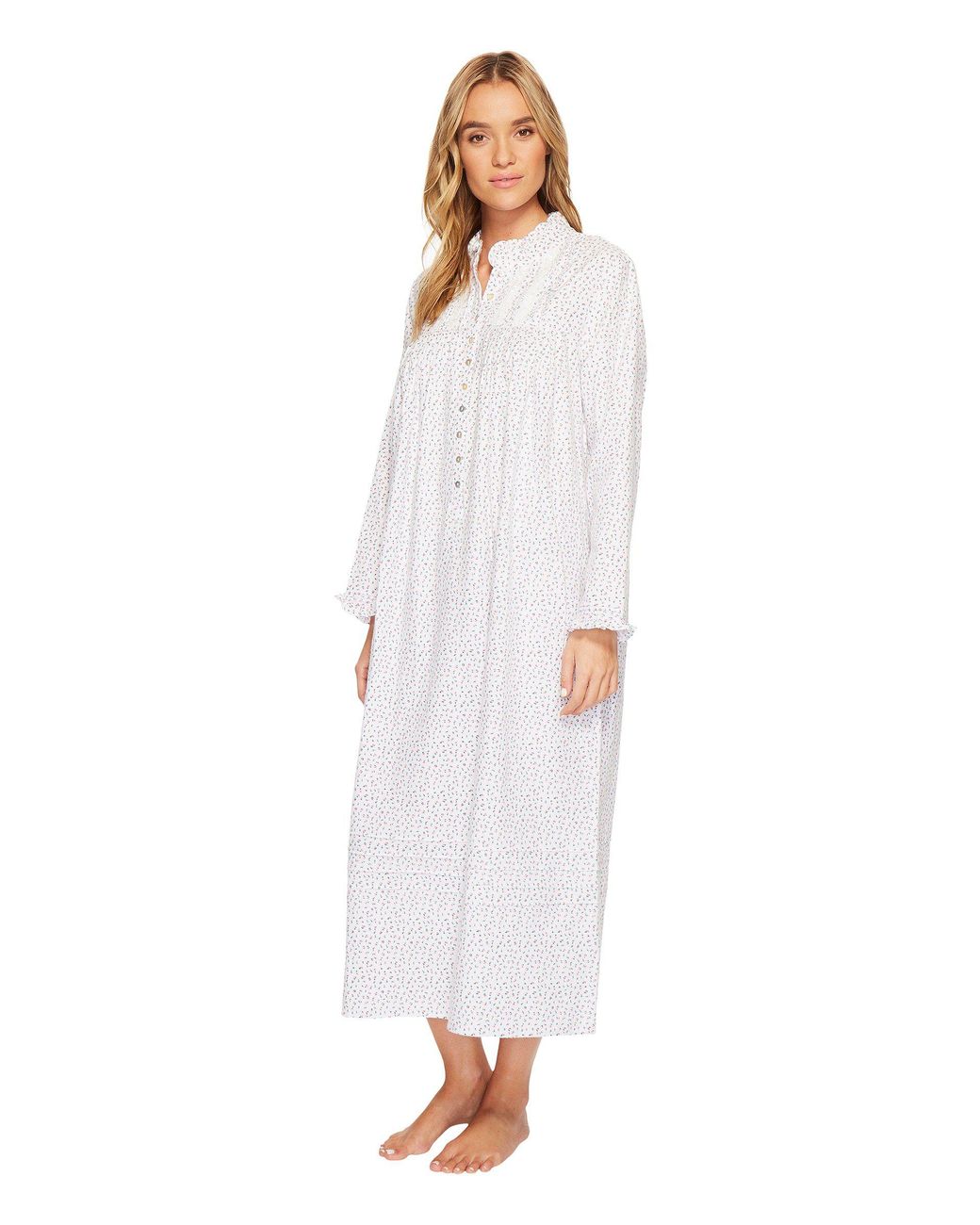 Eileen West White Cotton Nightgowns 2024