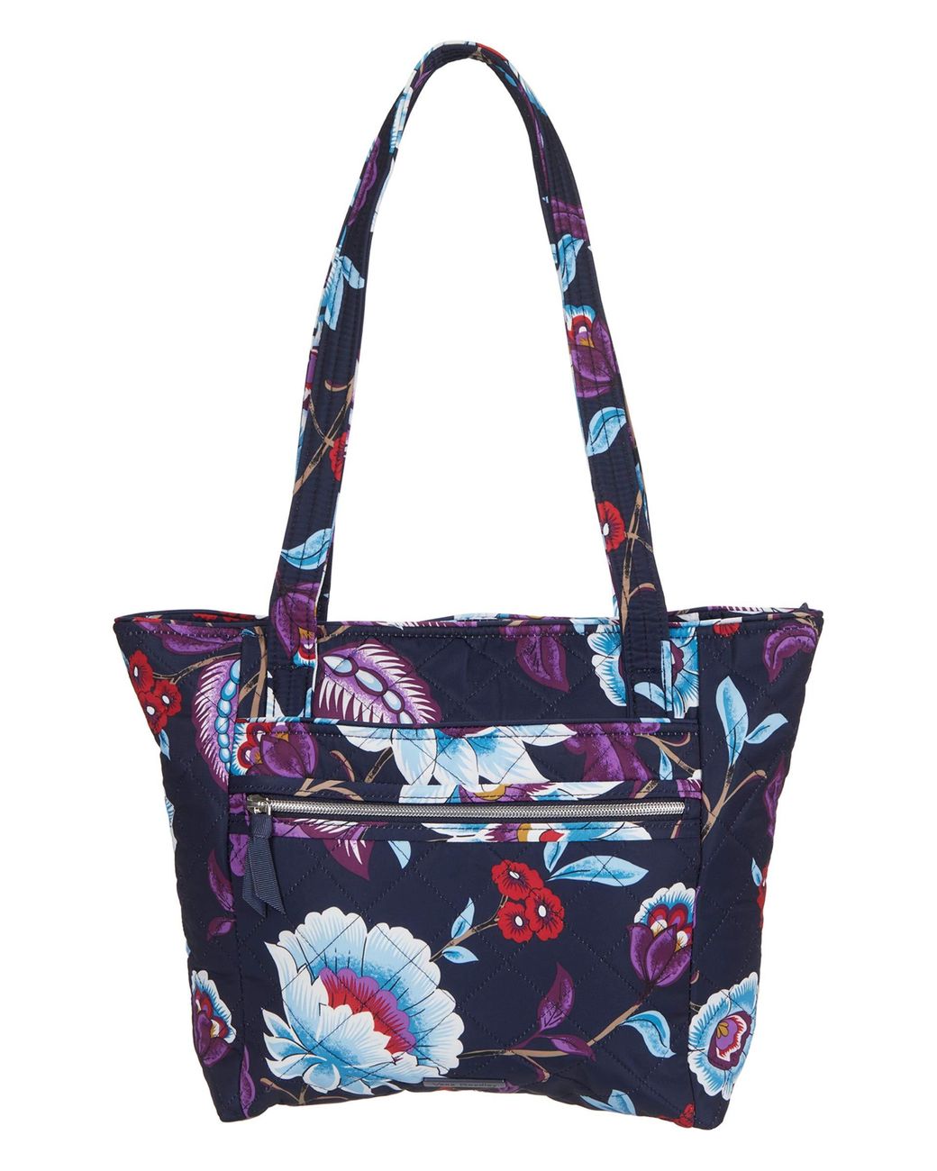 Vera Bradley Synthetic Performance Twill Small Vera Tote in Blue Lyst