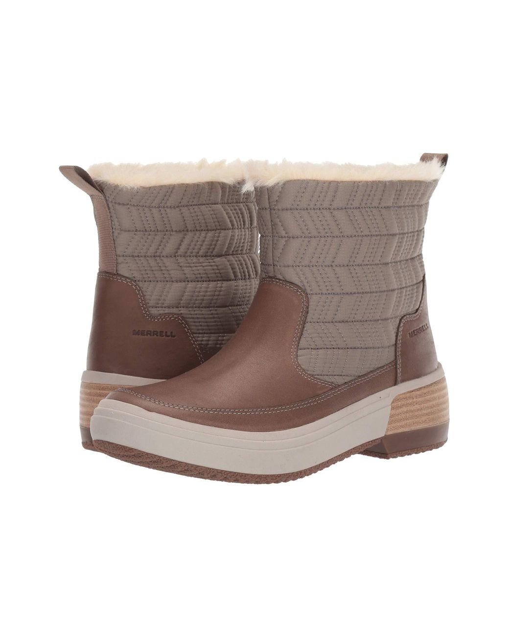 Merrell Haven Bluff Polar Waterproof in Brown - Lyst