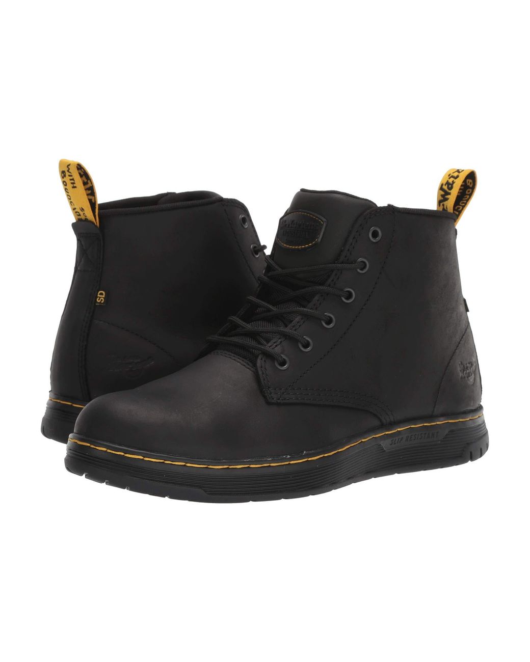 Dr. Martens Ledger Steel Toe Sd in Black for Men | Lyst