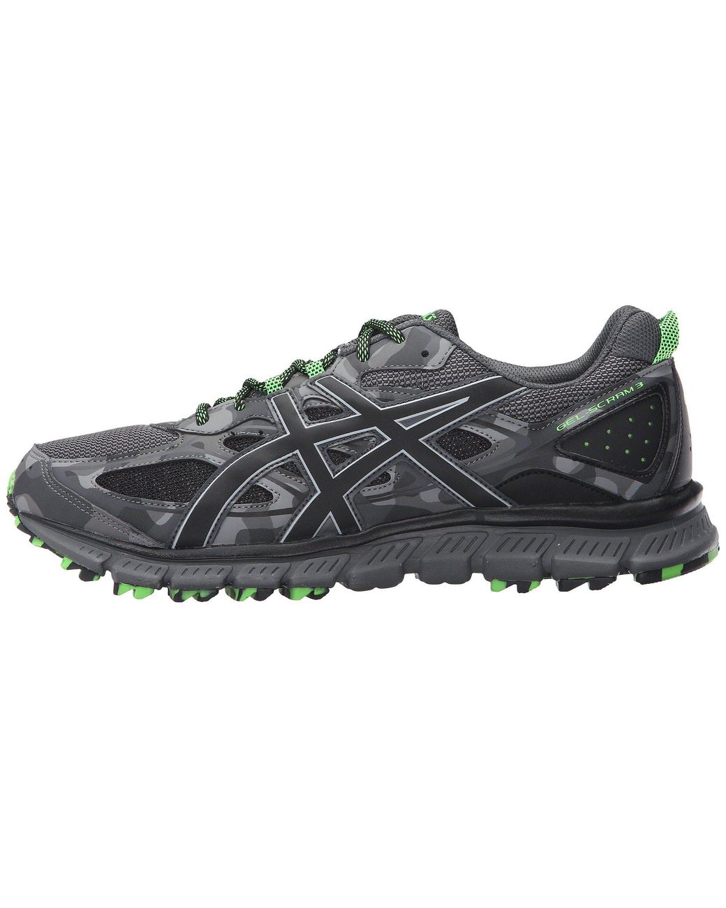 Asics Gel-scram(r) 3 (carbon/black/green Gecko) Men's Running Shoes for Men  | Lyst