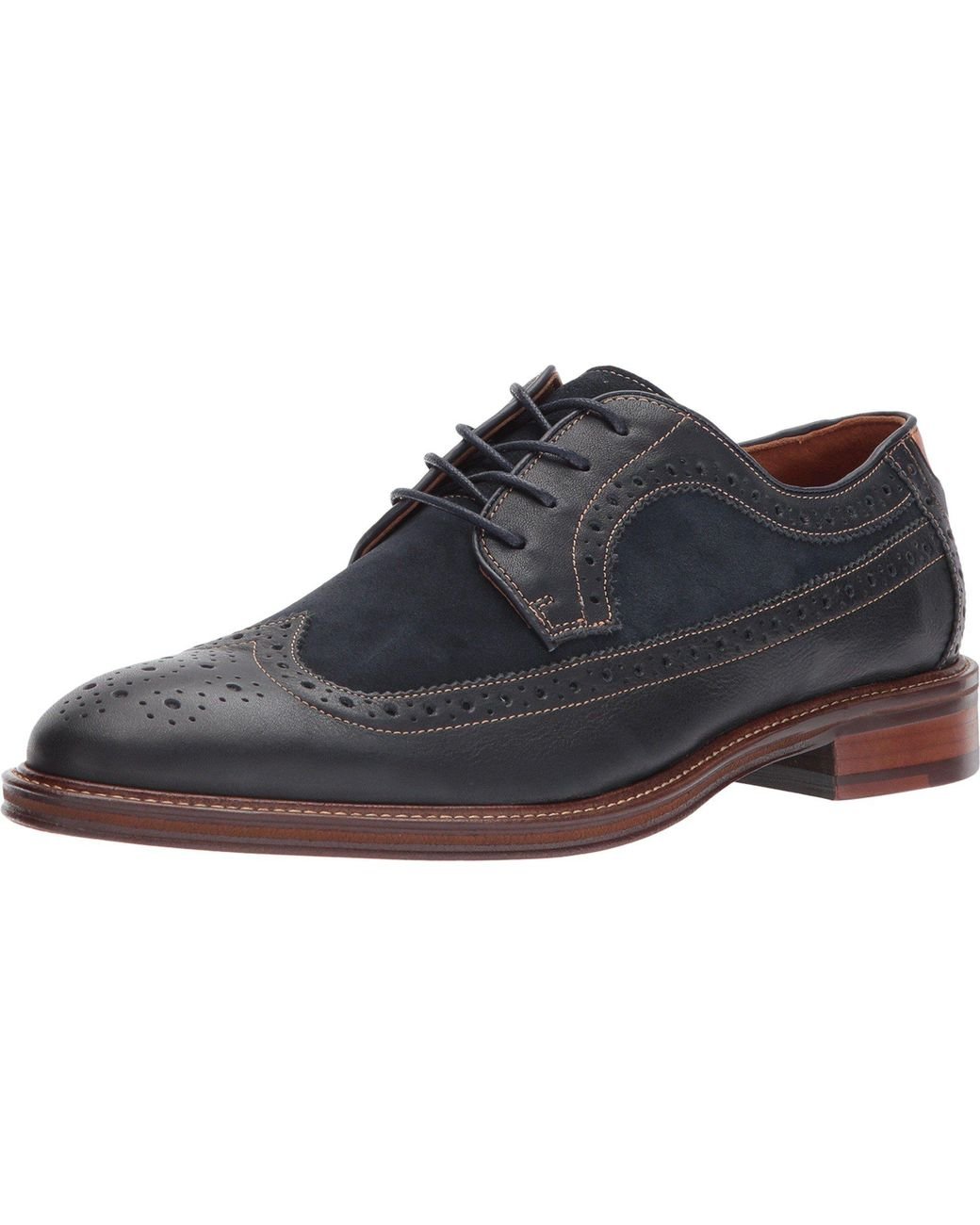 Johnston murphy warner wingtip best sale boot