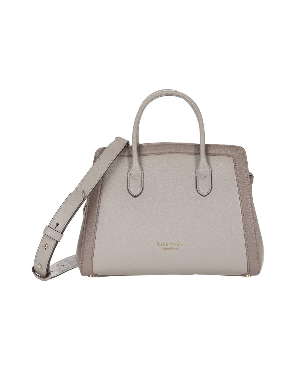 kate spade knott medium leather satchel