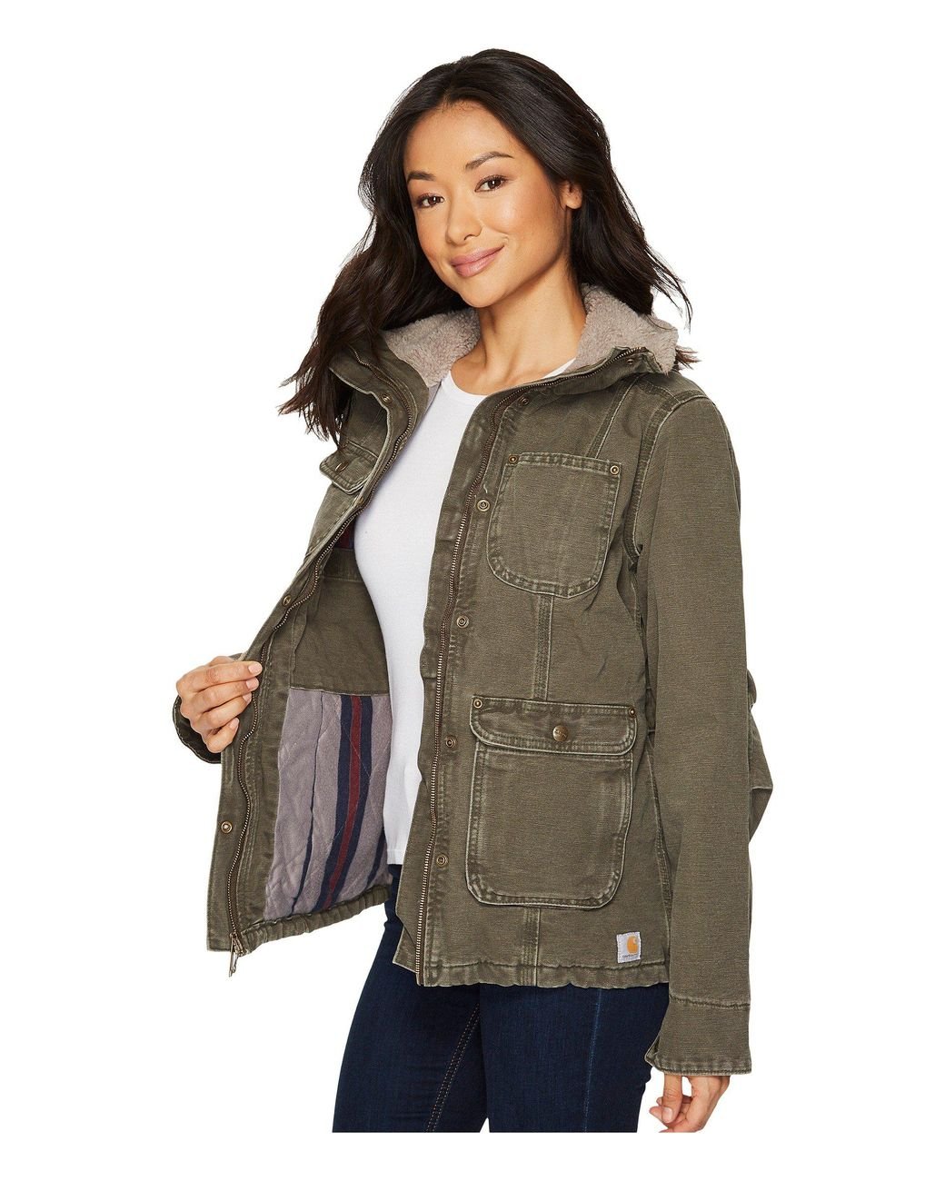 Carhartt weathered duck wesley coat sale