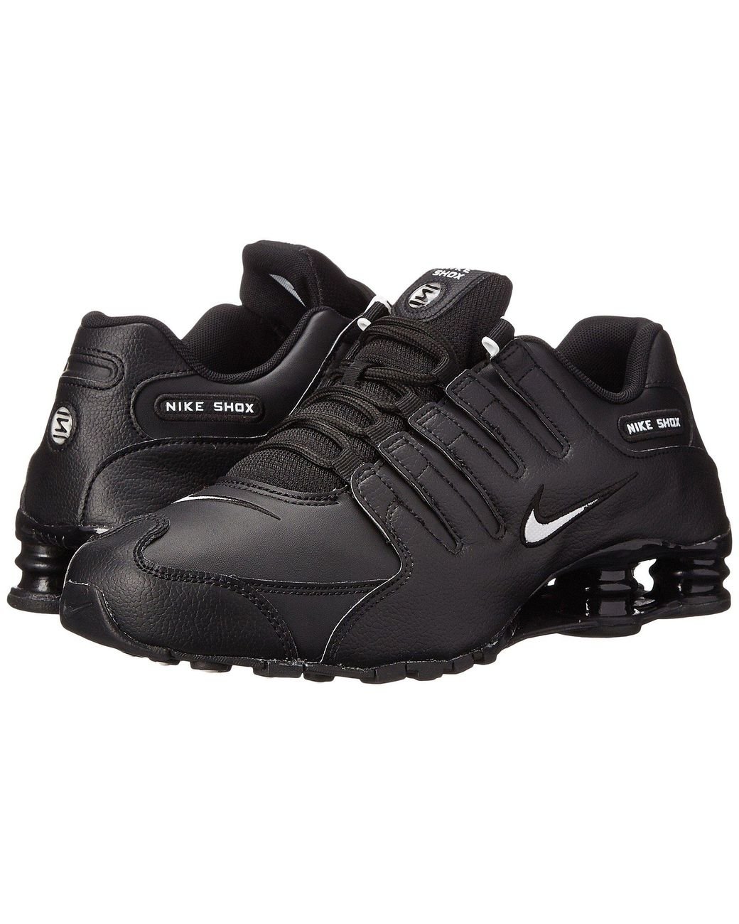 Nike Synthetic Shox Nz Eu in Black/White/Black (Black) for Men | Lyst