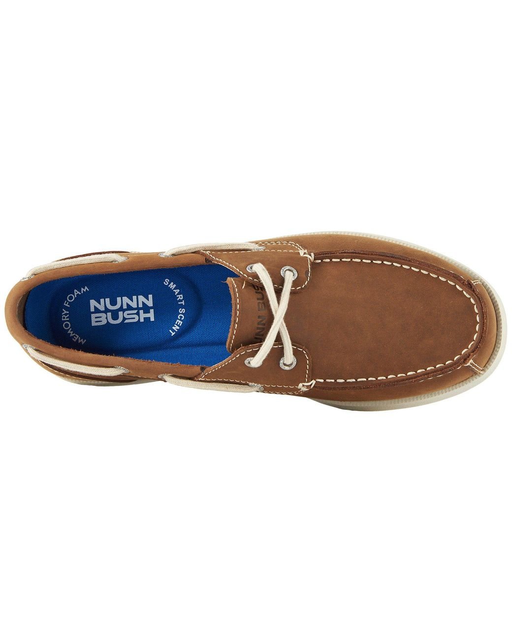 Nunn Bush Bayside Lites Two Eye Boat Shoes $80 NEW in Navy Leather
