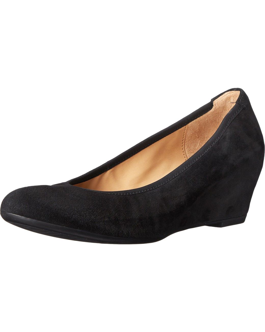 Gabor Sacchetto Wedge Pump in Black - Lyst