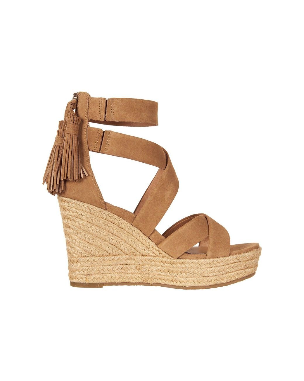 UGG Raquel (chestnut) Wedge Shoes in Brown | Lyst