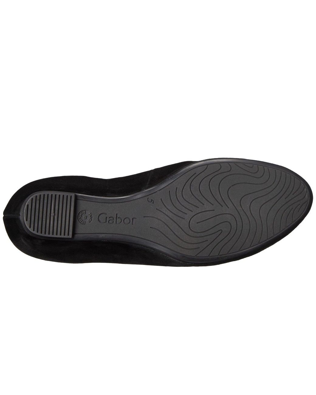 gabor black wedge shoes