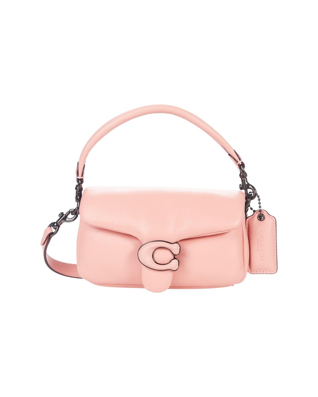 Coach, Bags, Coach Soho Optic Pink Canvas And Leather Shoulder Bag