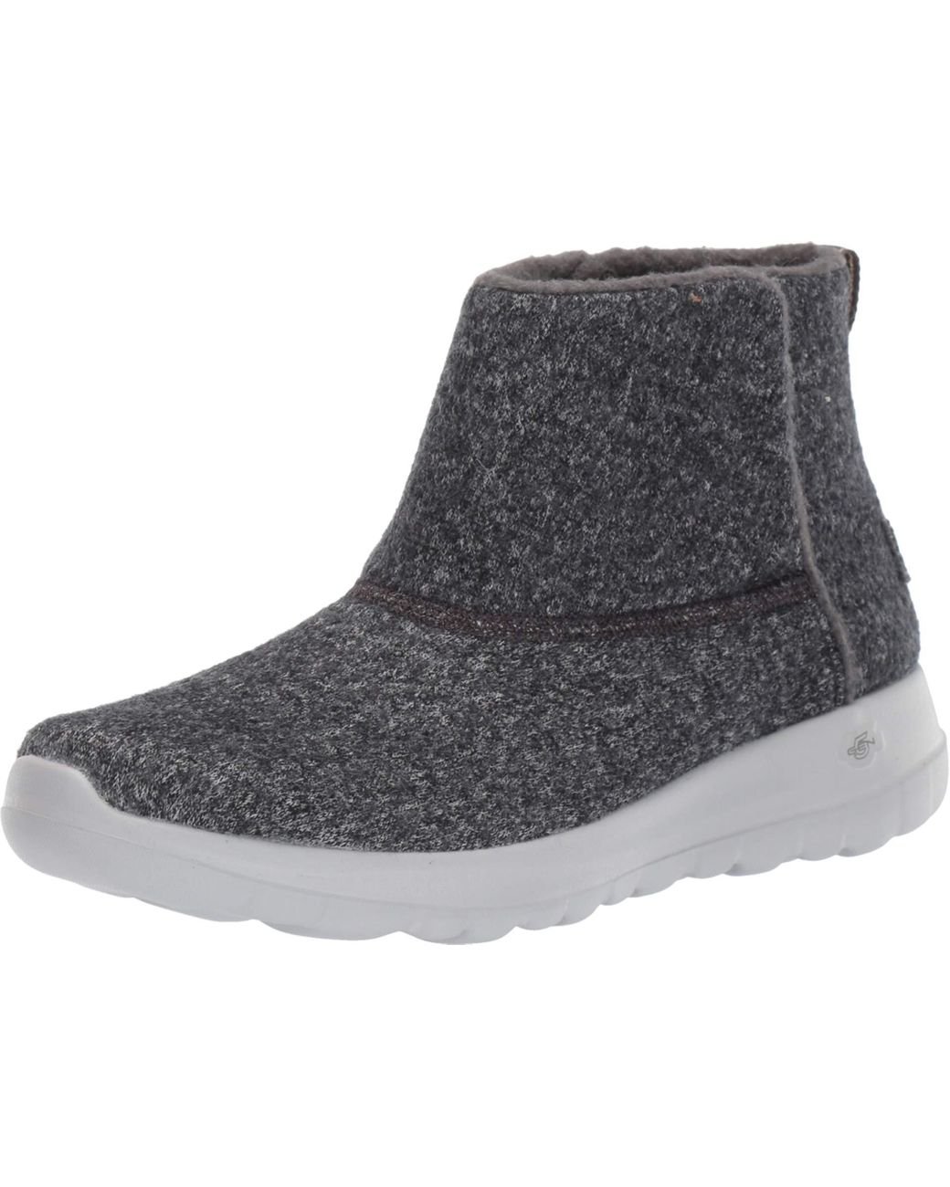 Skechers On The Go Joy Wash-a-wool in Gray | Lyst