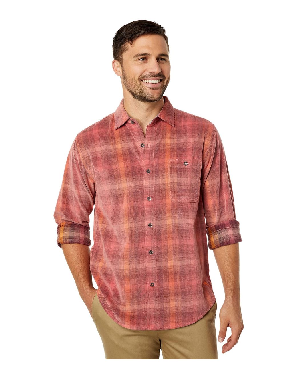 Tommy Bahama Coastline Cord Redwood Check for Men | Lyst