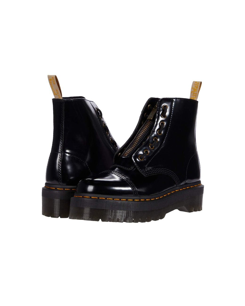 dr martens sinclair black smooth