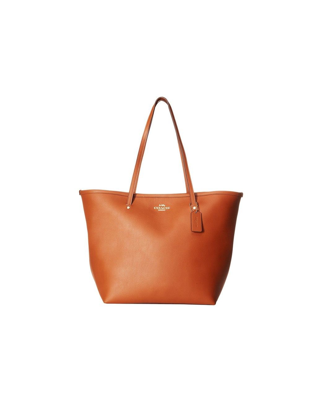 COACH Crossgrain Large Street Tote im saddle 1 Tote Handbags in Brown Lyst