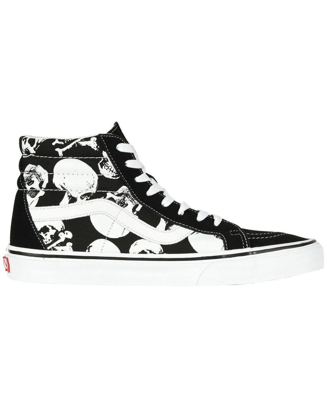 Vans Sk8-hi Reissue ((skulls) Black/true White) Skate Shoes for Men | Lyst