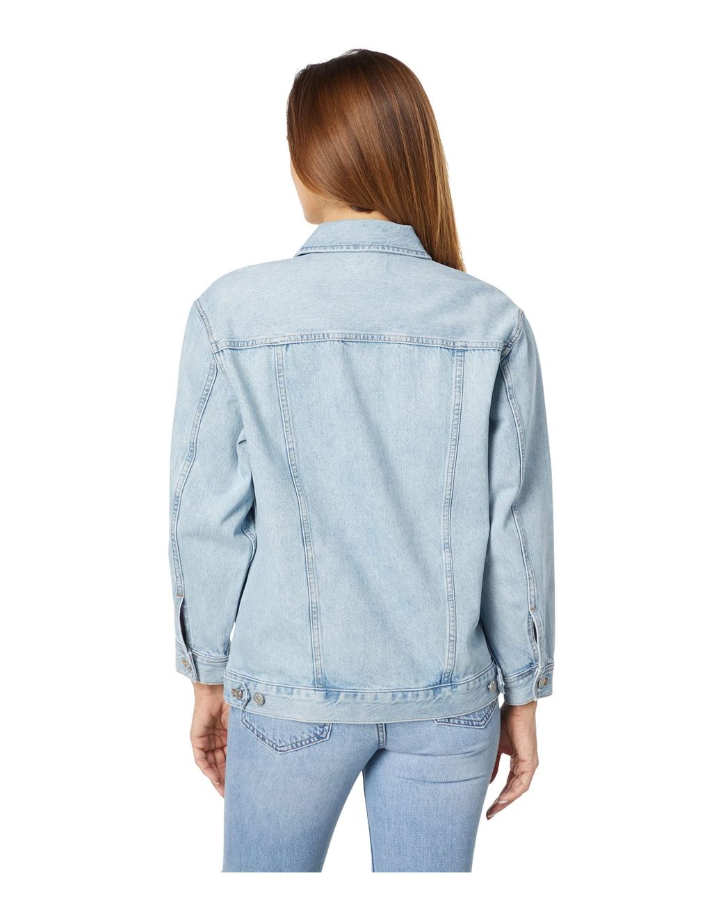 Madewell Cotton Oversized Trucker Jacket In Fitzgerald Wash in 
