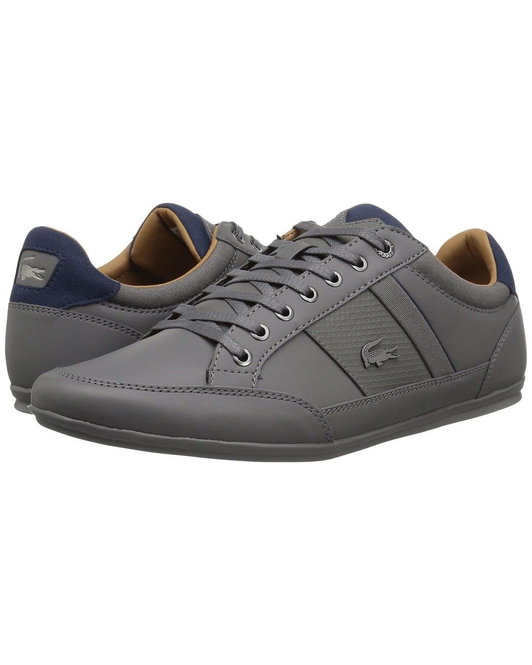 Lacoste Chaymon 118 1 (dark Grey/navy) Men's Shoes in Gray for Men | Lyst