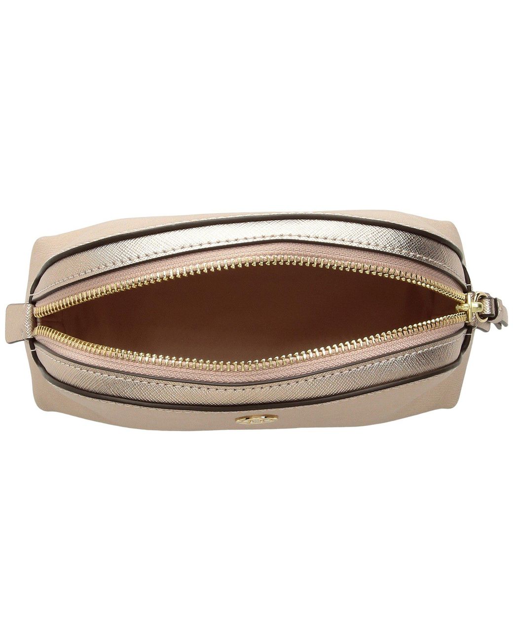 Brown Leather Makeup Bag – Aria Rose