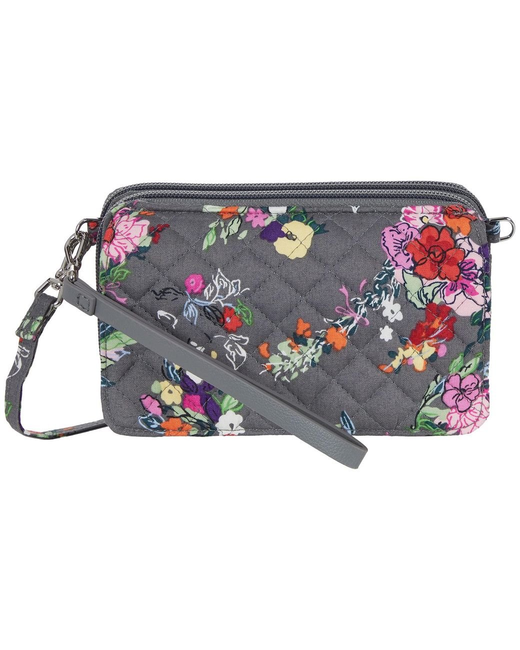 Vera Bradley Cotton All In One Crossbody Purse With Rfid Protection in ...