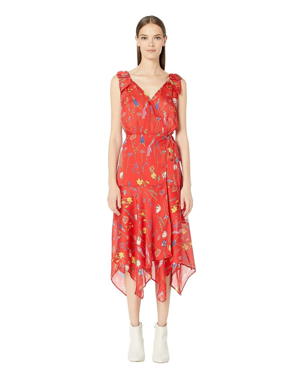 Kooples red best sale floral dress