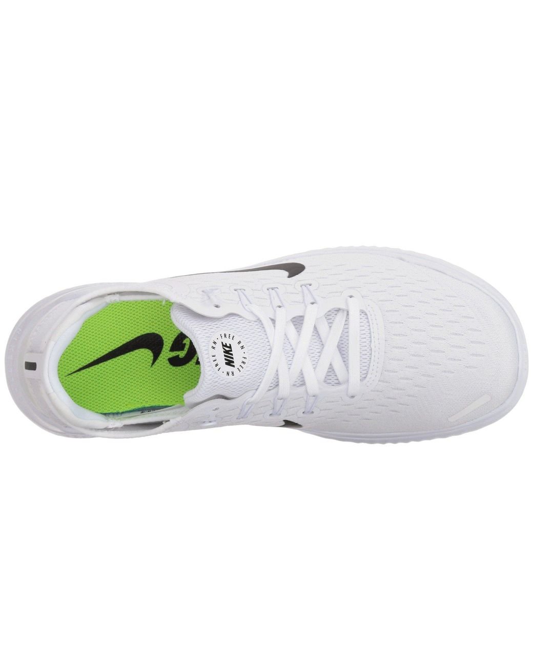 Nike Men's White Free Rn 2018 Running Shoes