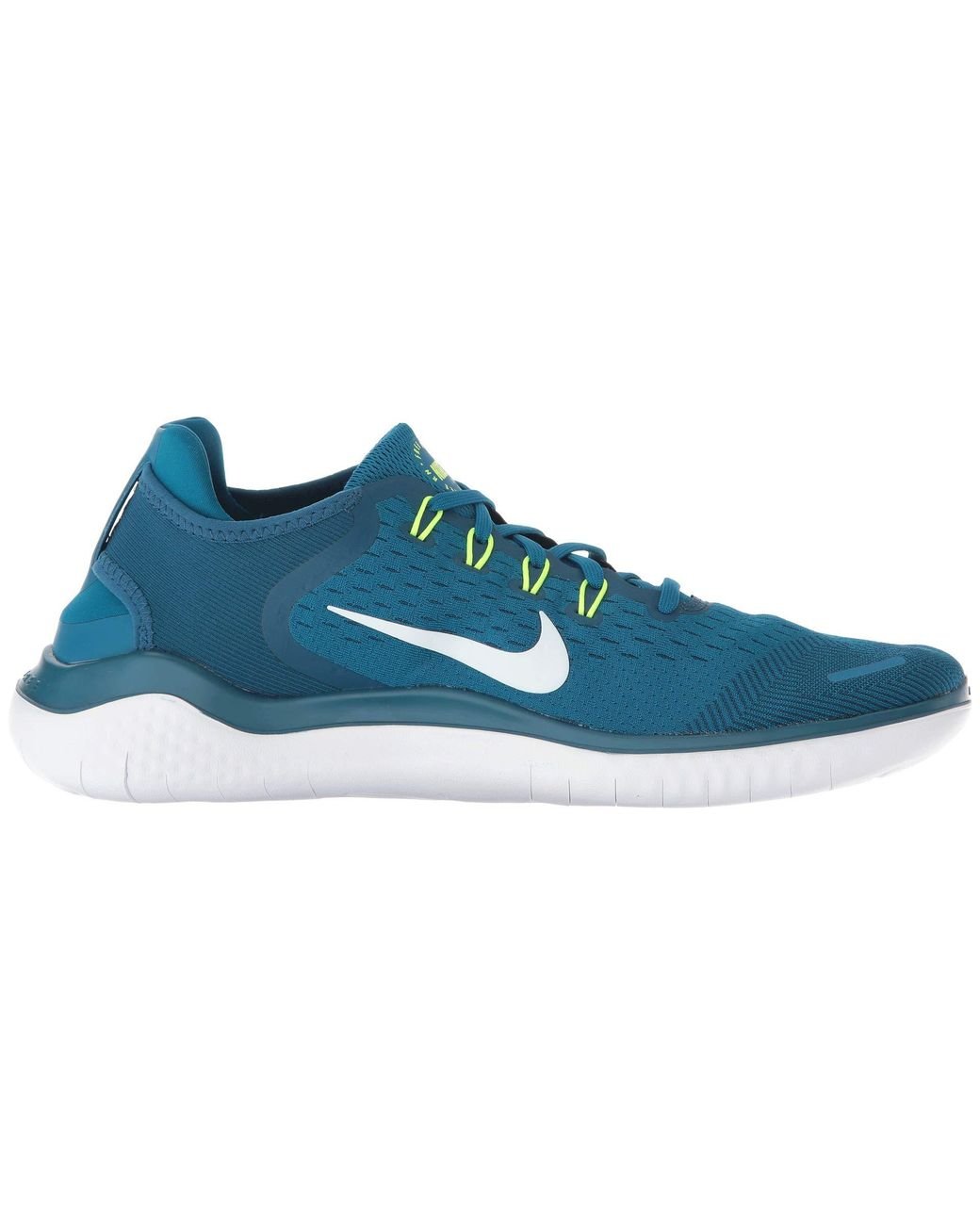 Nike Free Rn 2018 (blue Force/white/green Abyss) Men's Running Shoes |