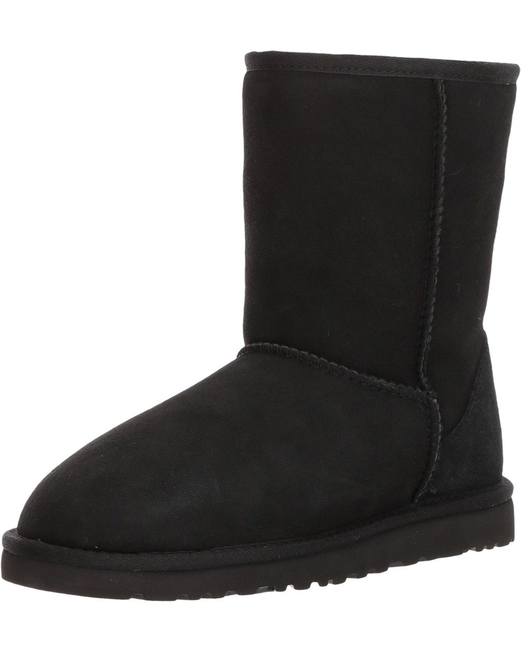 UGG Leather Classic Short Boot in Black for Men - Save 64% - Lyst