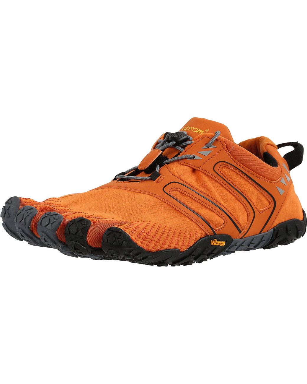 Orange Vibram FiveFingers V-Trail Womens Trail Running Shoes 