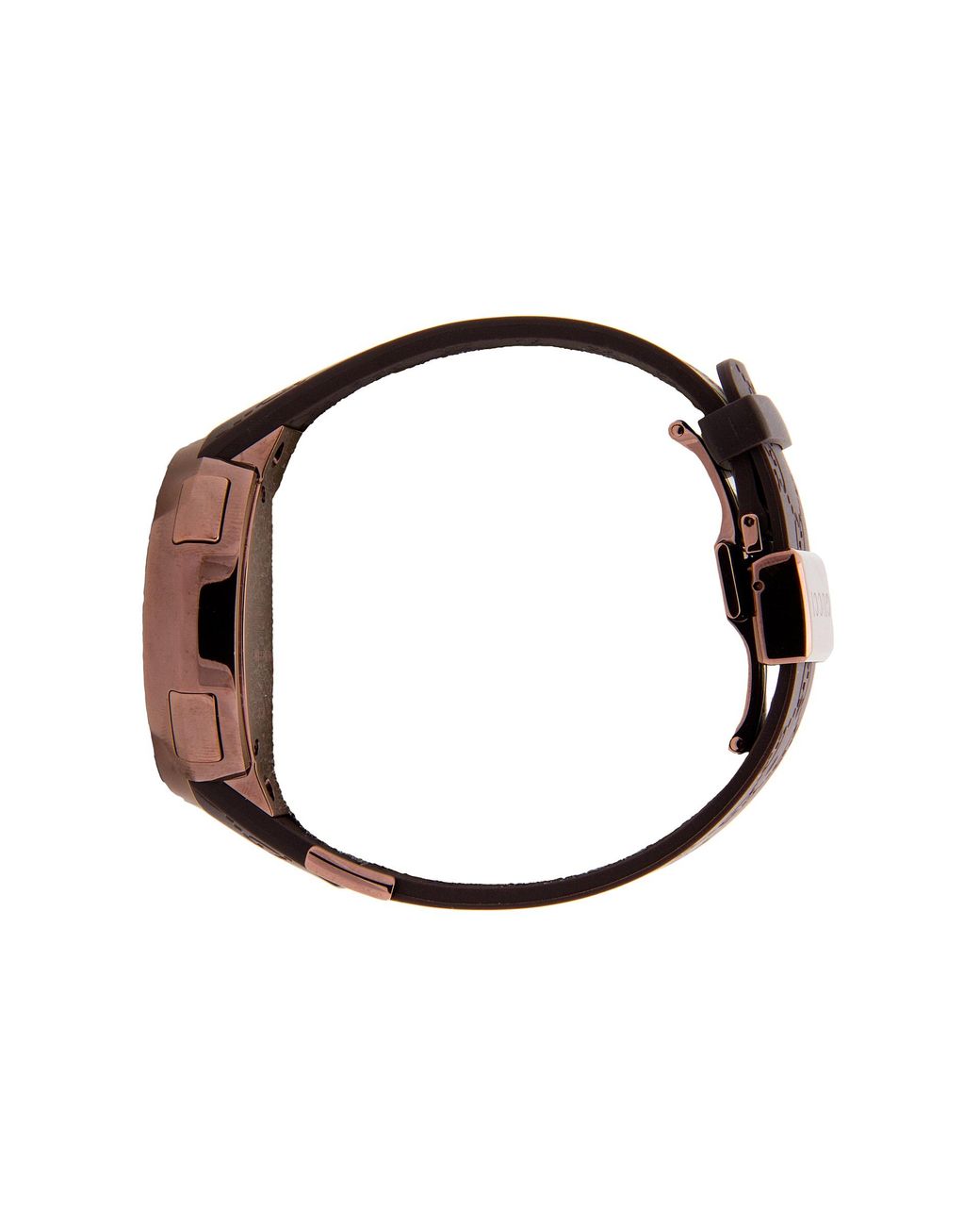 Gucci I- 44mm Digital Rubber Strap Watch-ya114209 in Brown for Men | Lyst