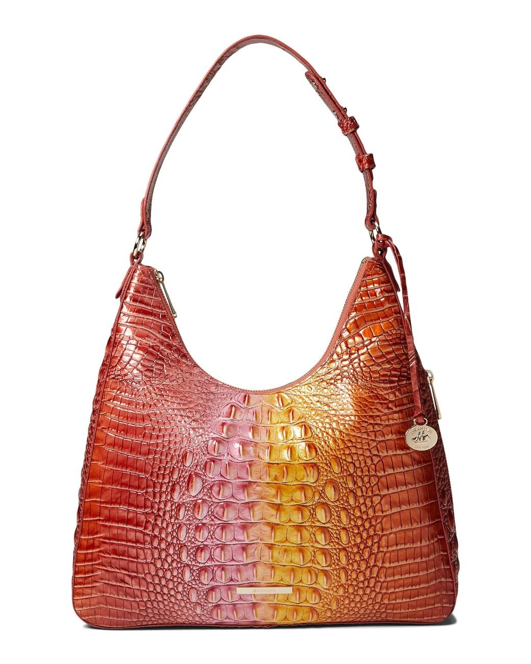 Brahmin Leather Ombre Melbourne Tabitha Shoulder Bag in Pink Lyst