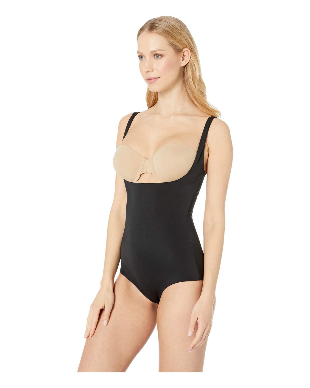 Wolford Synthetic Mat De Luxe Firm Control Forming Body In Black