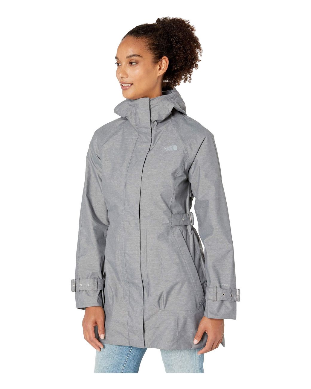 city breeze waterproof trench raincoat the north face