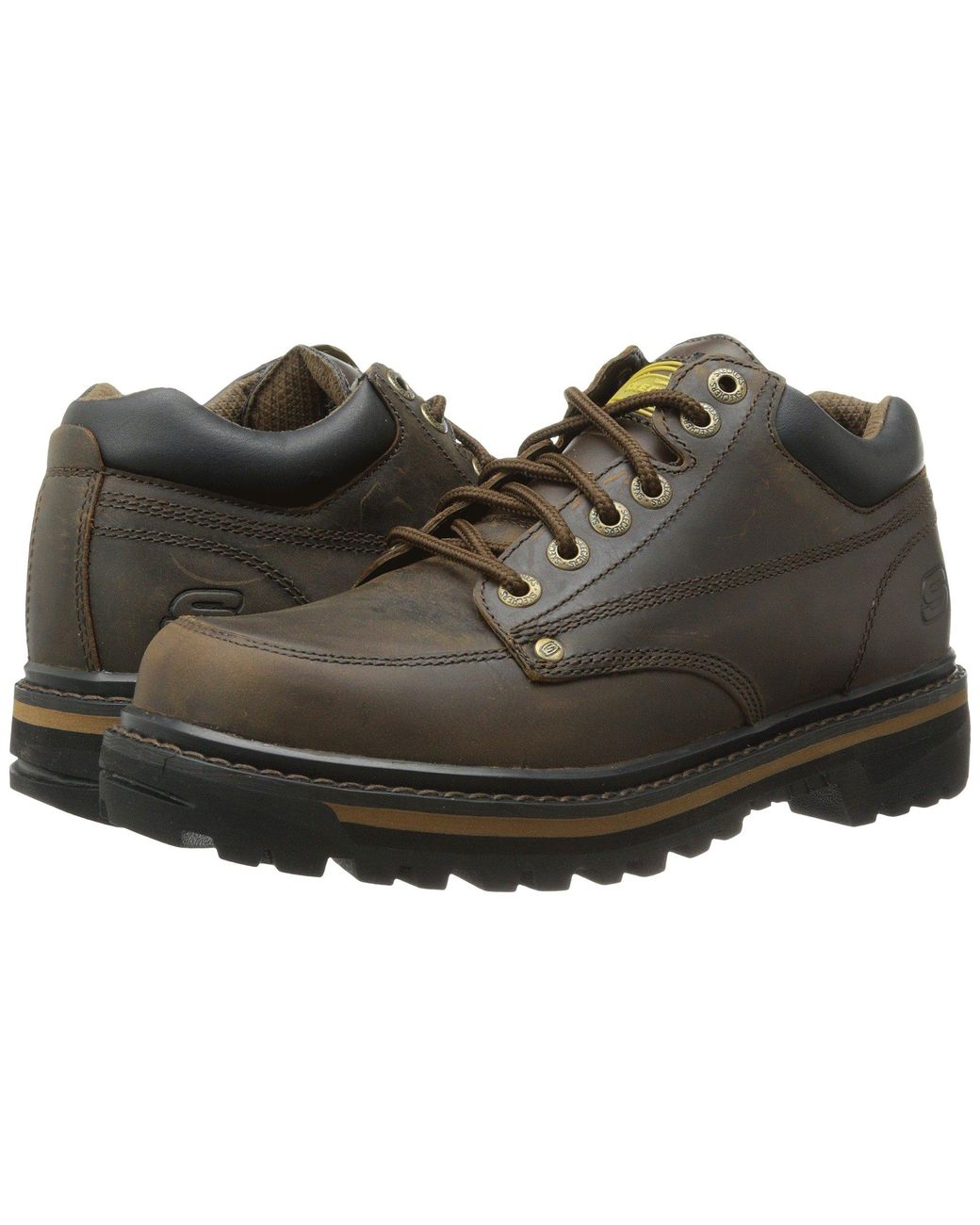 Skechers Leather Mariner in Brown for Men - Save 4% - Lyst