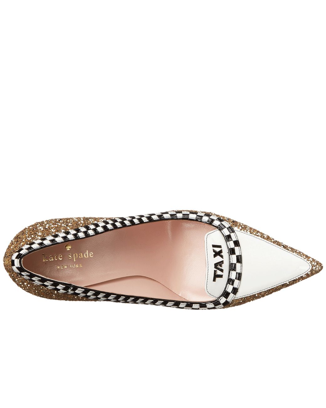 Kate Spade Leather Lexi Taxi Glitter 