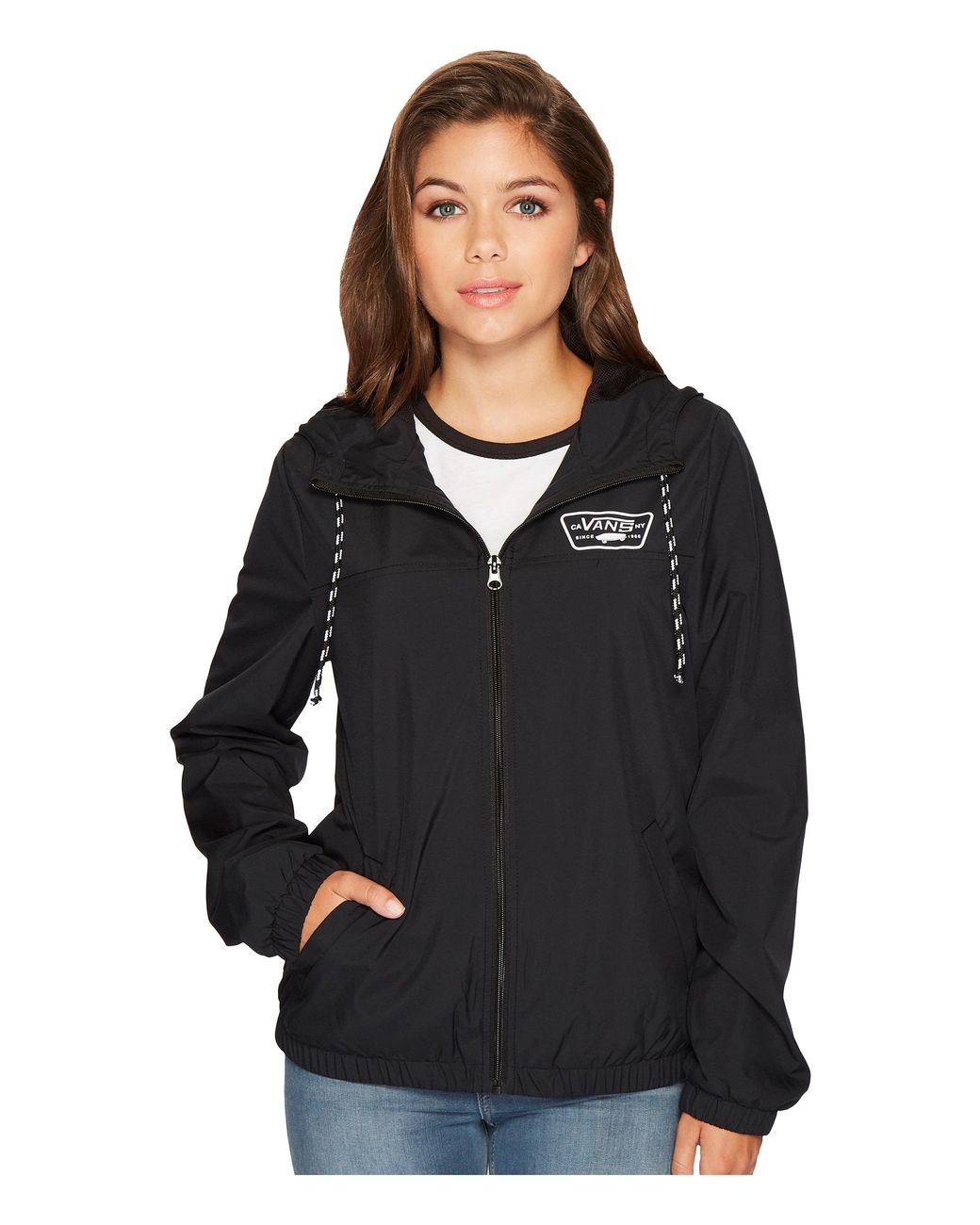 Vans Kastle Windbreaker in Black | Lyst