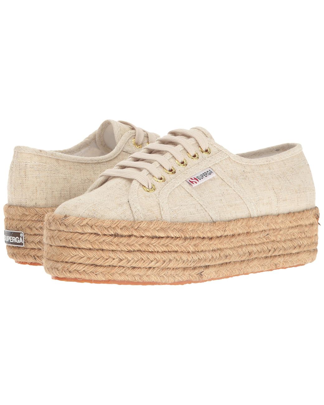 platform espadrille superga