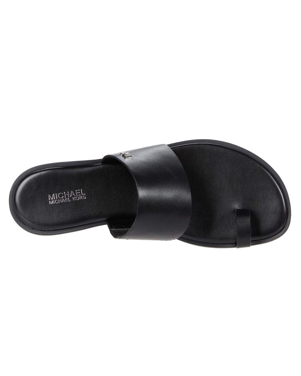 MICHAEL Michael Kors August Flat Sandal in Black Lyst