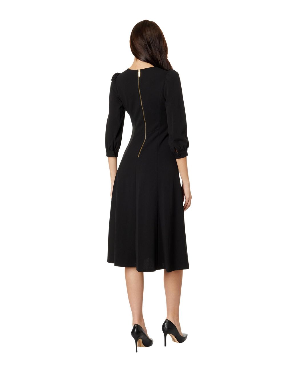 Calvin klein black sales a line dress
