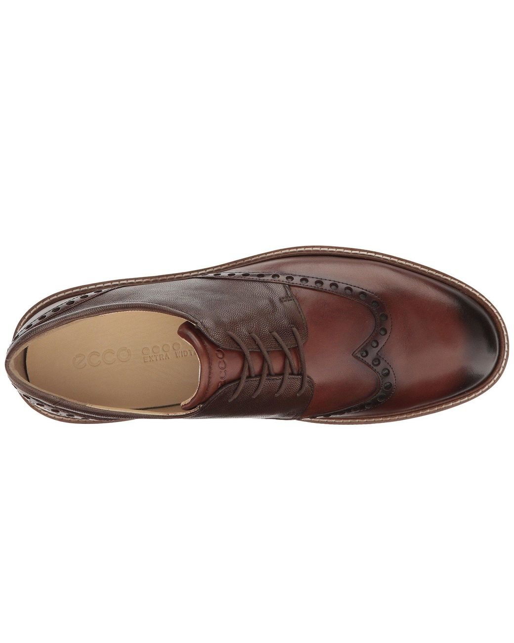 Ecco Leather 's Lux Golf Shoes in Brown for Men | Lyst