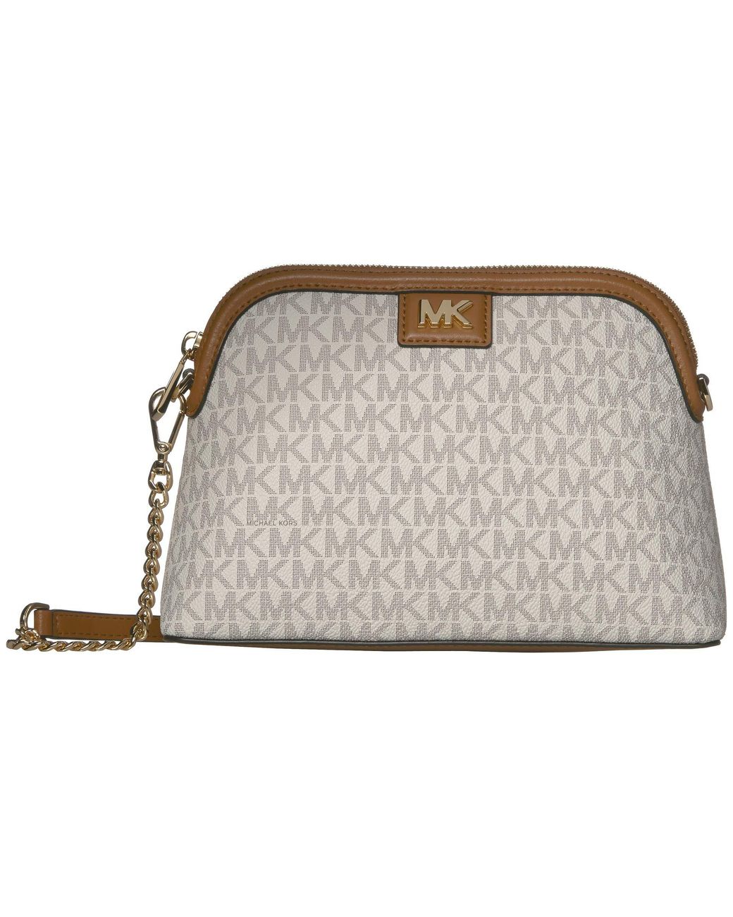 Michael Kors Large Logo Dome Crossbody Bag Lyst