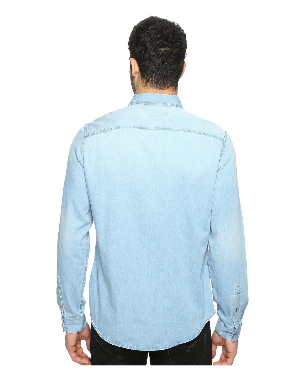 Calvin Klein Denim Shirt (worn Indigo) Men's Clothing in Blue for