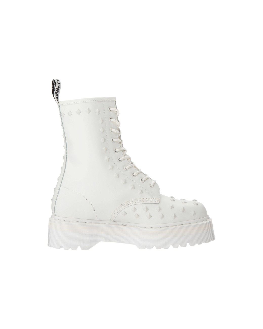 Dr. Martens Leather 1490 Stud in White | Lyst