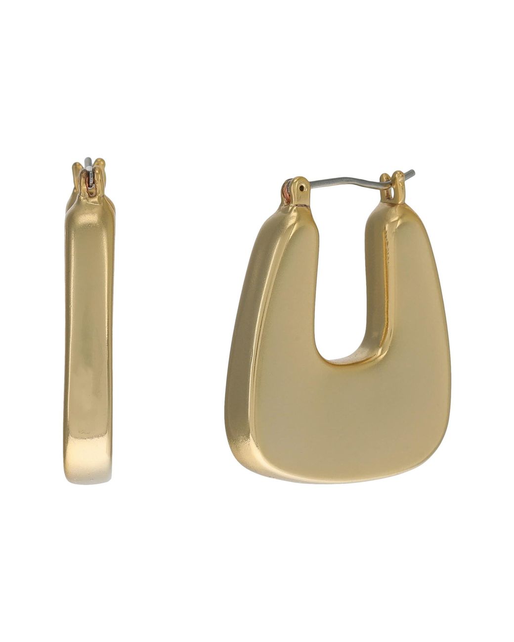 Madewell Gold Chunky Mini Hoop Earrings  Star earrings stud Mini hoop  earrings White hoop earrings