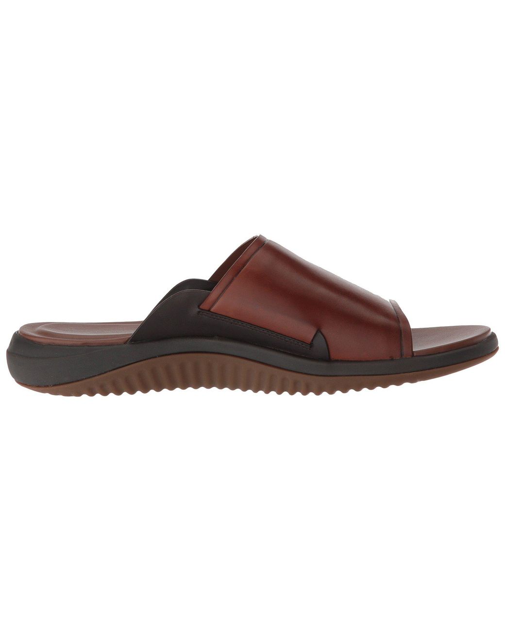 Cole Haan Leather 2.zerogrand Slide Sandal in Brown for Men | Lyst