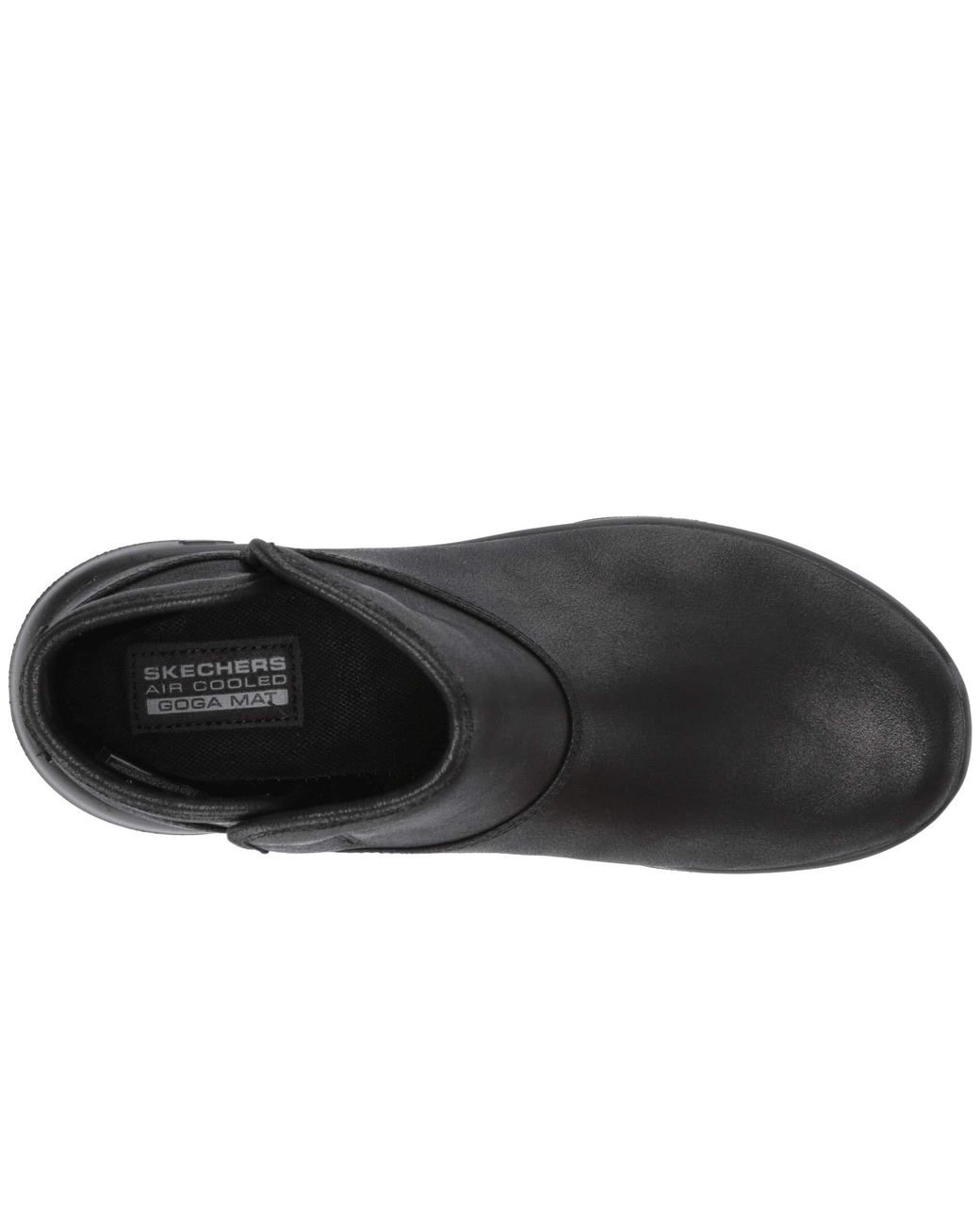 Skechers Leather On The Go Joy Harvest In Black Lyst