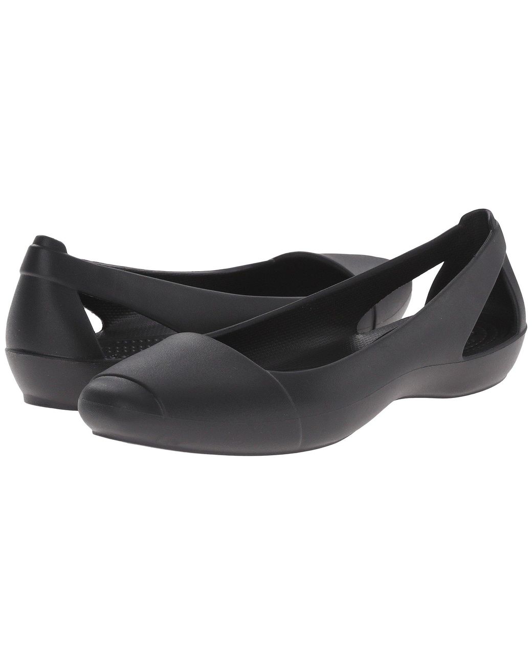 Crocs™ Sienna Flat in Black | Lyst