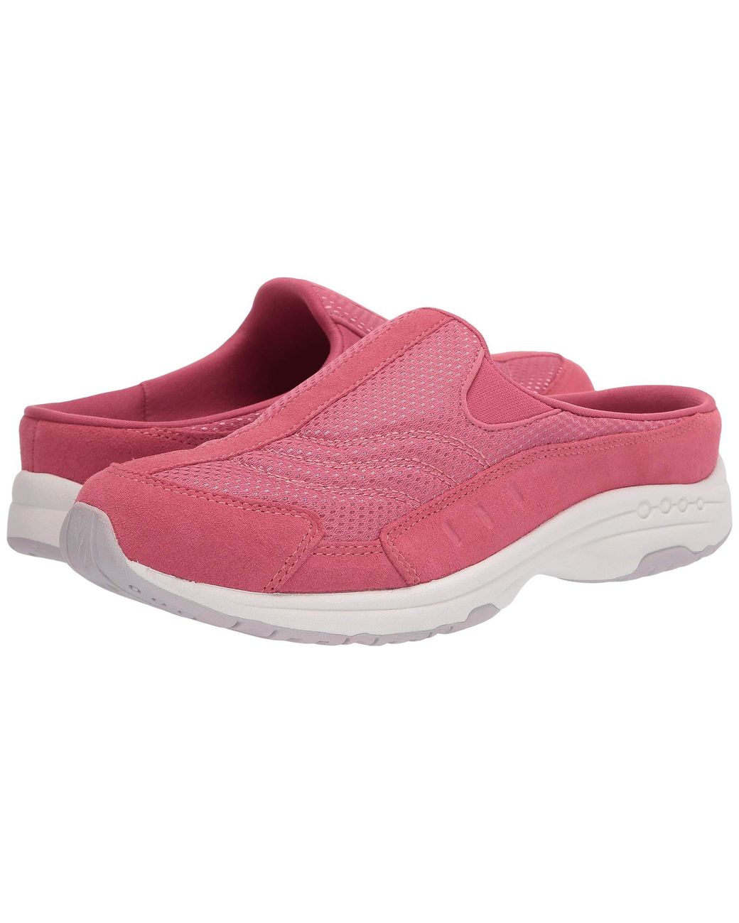 Easy Spirit Suede Traveltime 90 in Pink Lyst