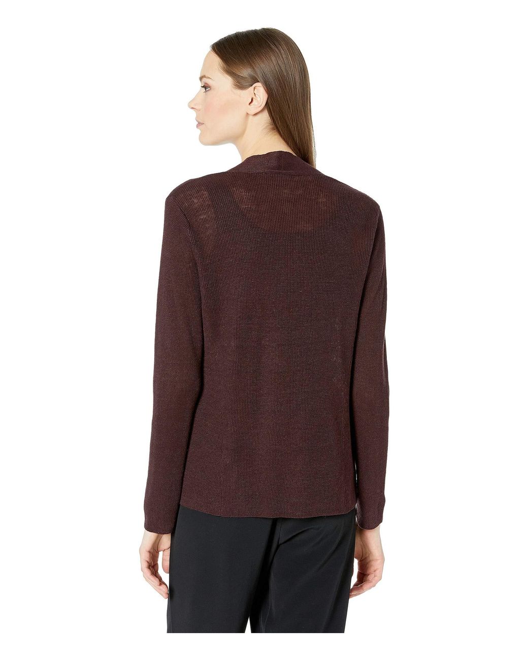 Eileen Fisher Linen Shaped Cardigan 
