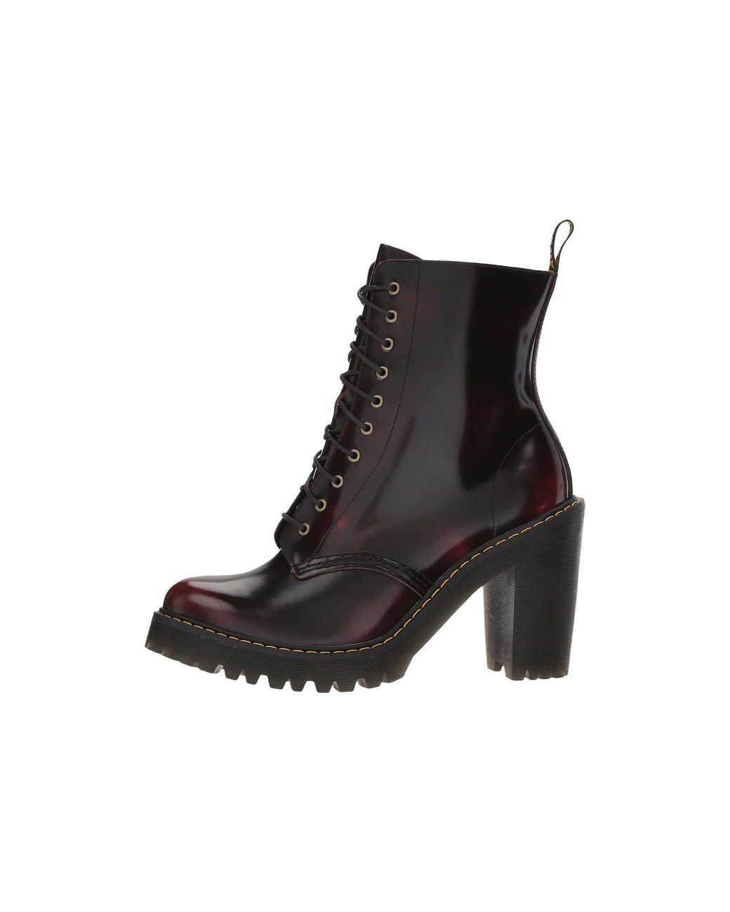 Dr. Martens Kendra 10-eye Boot (cherry Red/arcadia) Women's Boots in Black  | Lyst